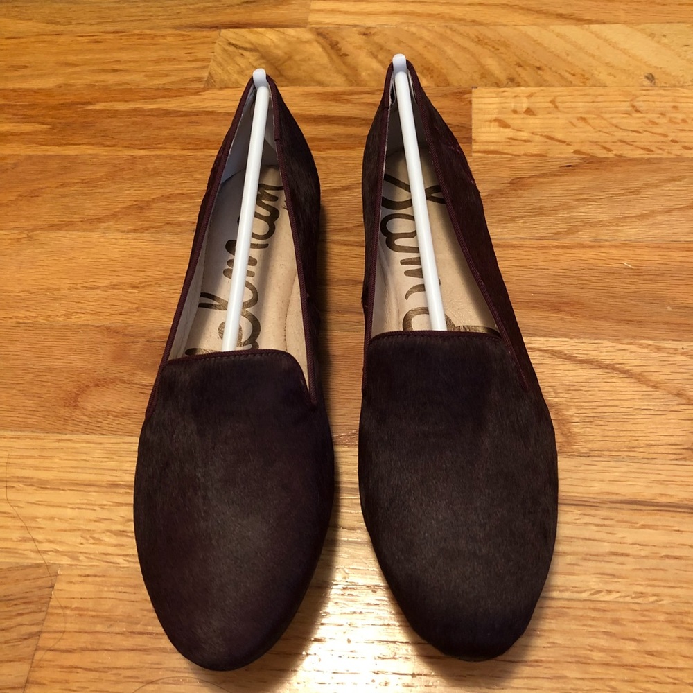 Brand New Sam Edelman Burgundy Loafers - 6W